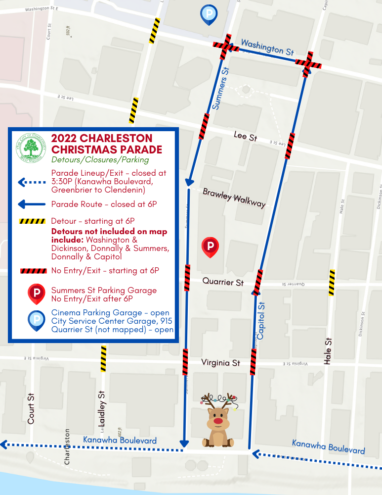 Street Closures, Detours, and Parking Info 