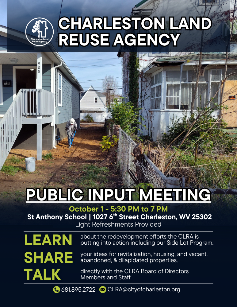 This is a flyer for the public input session to support the press release.